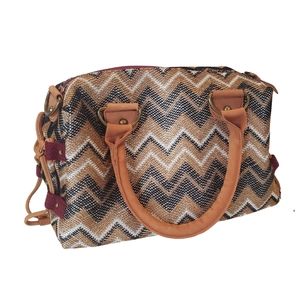 Anthropologie Miss Albright Ikat Chevron Simmer Shoulder Bag Purse